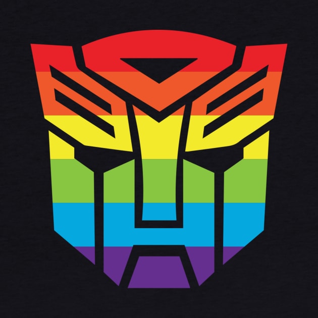 Transformers Gay Pride Logo by UStshirts